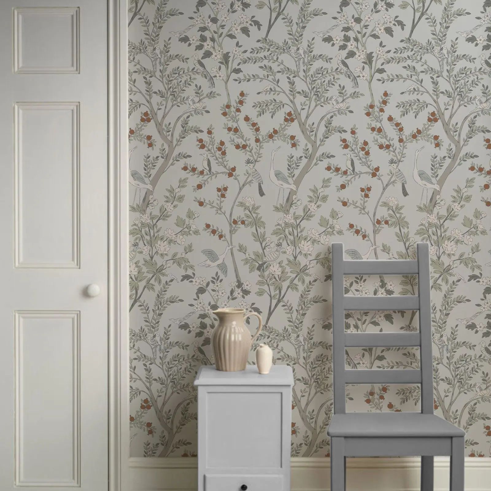 Naklejka ścienna w stylu vinta – Herbal Wallpaper recenzja i cena